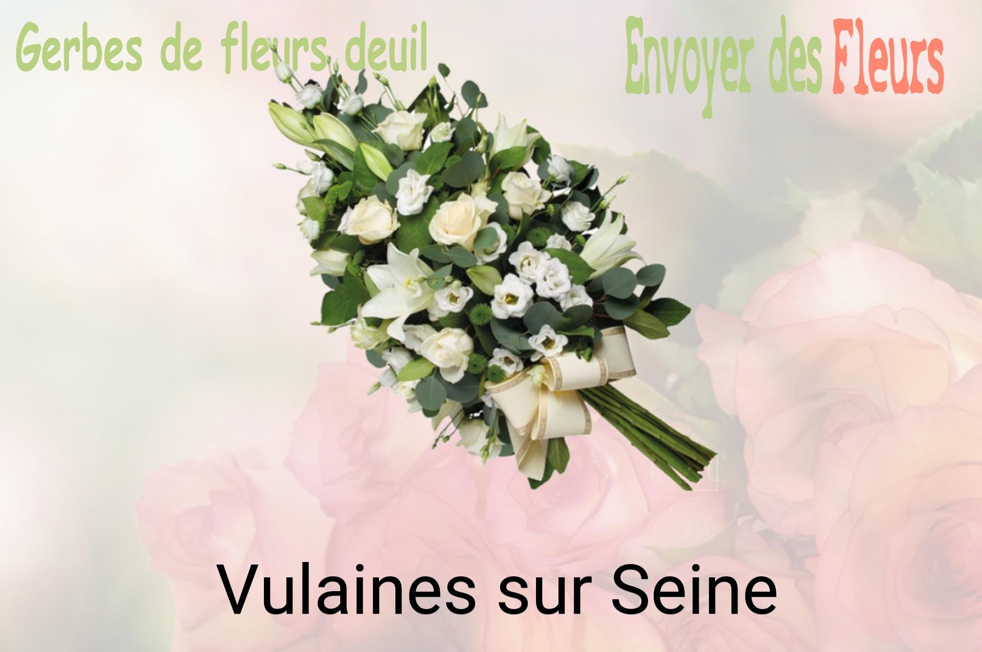 Gerbe de fleurs de deuil livrée à Vulaines-sur-Seine